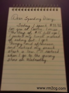 Have you ever used a spending diary?
